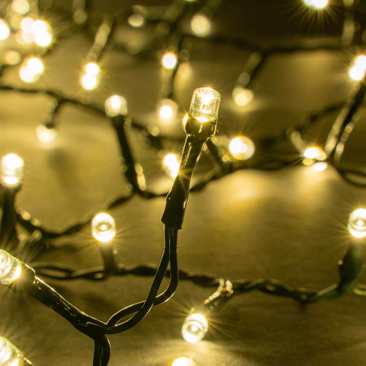 Vánoční řetěz 500 LED teplá bílá, venkovní / vnitřní