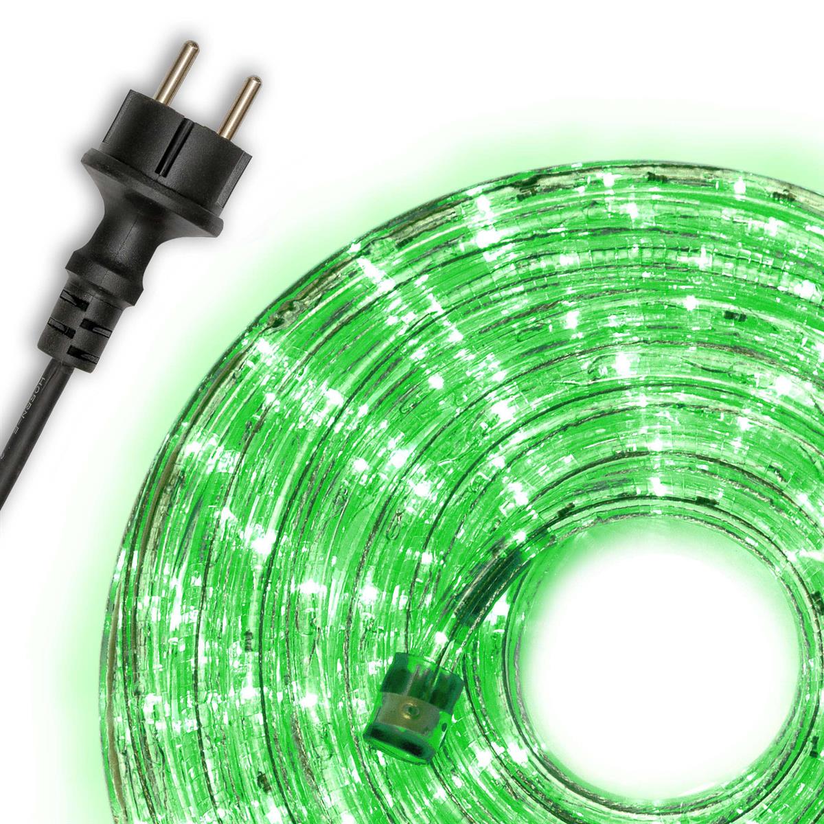 10m LED světelná hadice / kabel - zelený