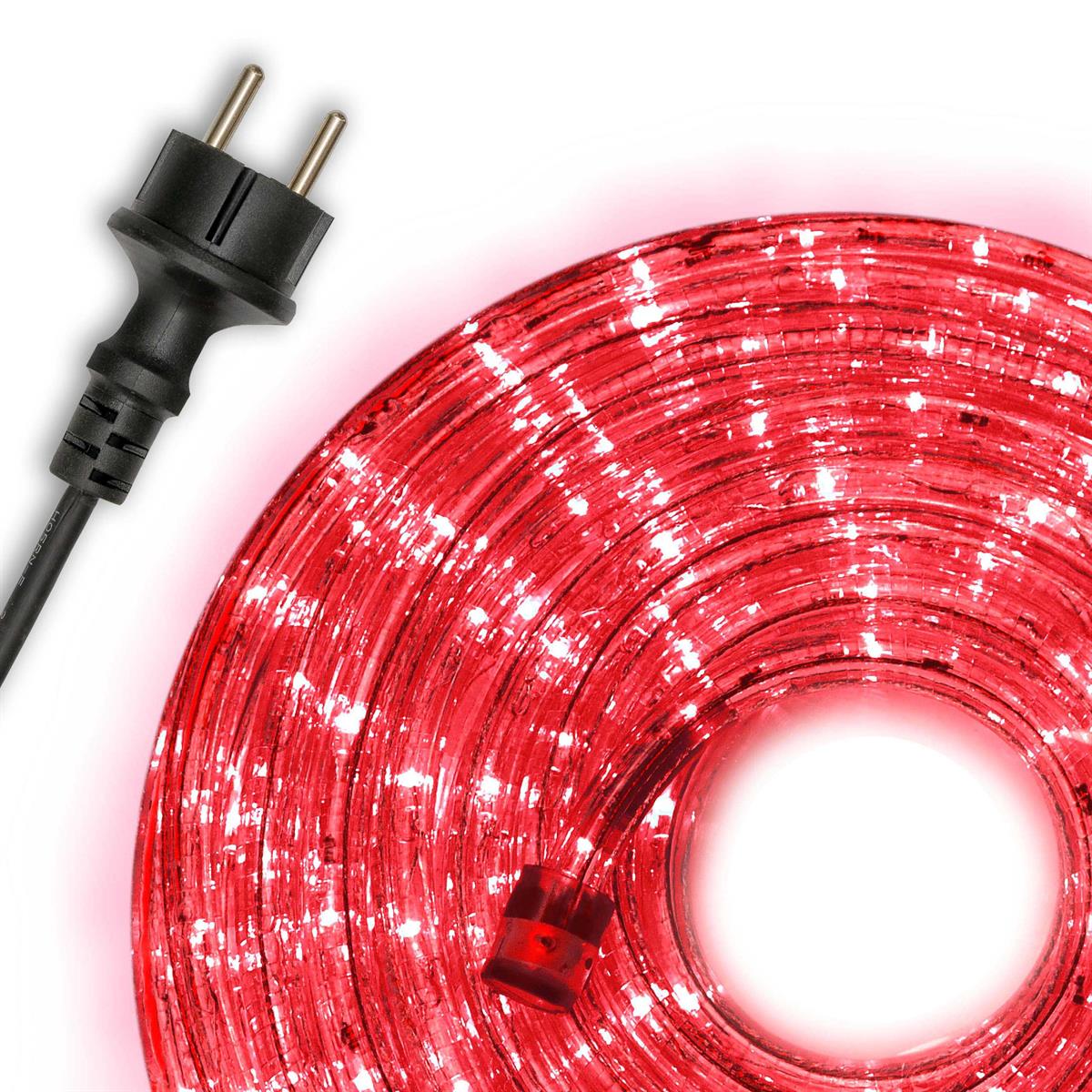 10m LED světelná hadice / kabel - červený